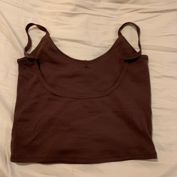 brown crop top from Q - Picture 2 of 2